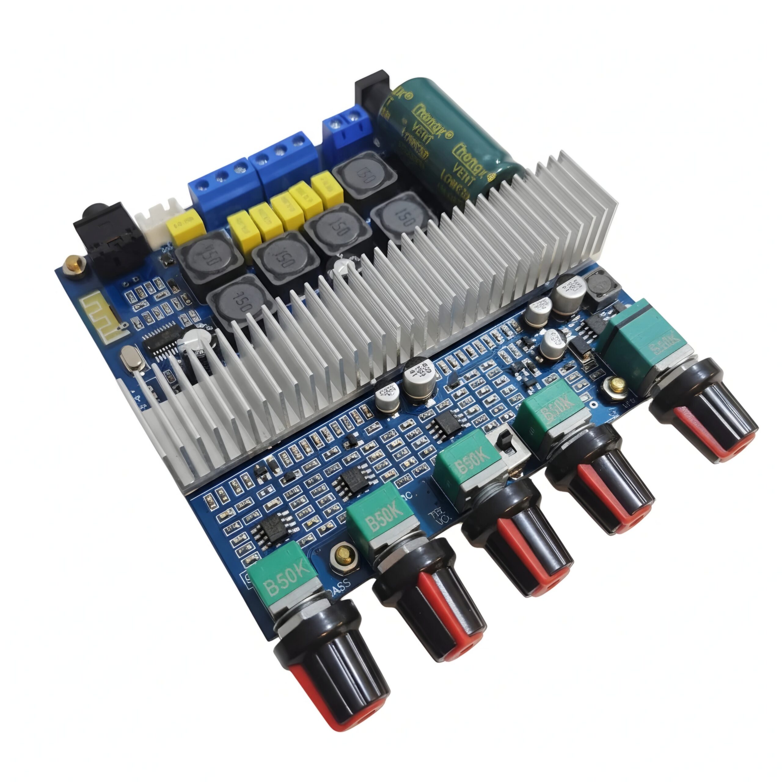 ماژول آمپلیفایر 50 × 2 وات استریو مدل CA-3169B + ساب ووفر 100 وات