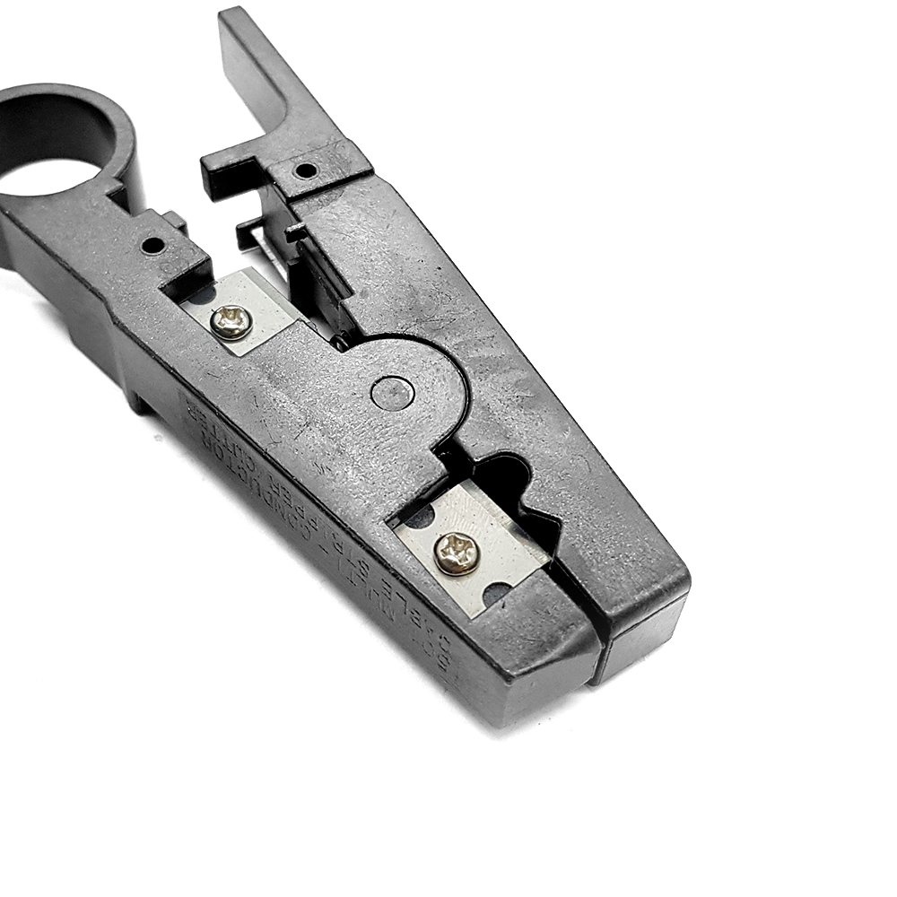 سیم لخت کن انگشتی کواکسیال او باو (Ou Bao) مدل WJ-501B | ابزار لخت زن چرخشی کابل شبکه و آنتن