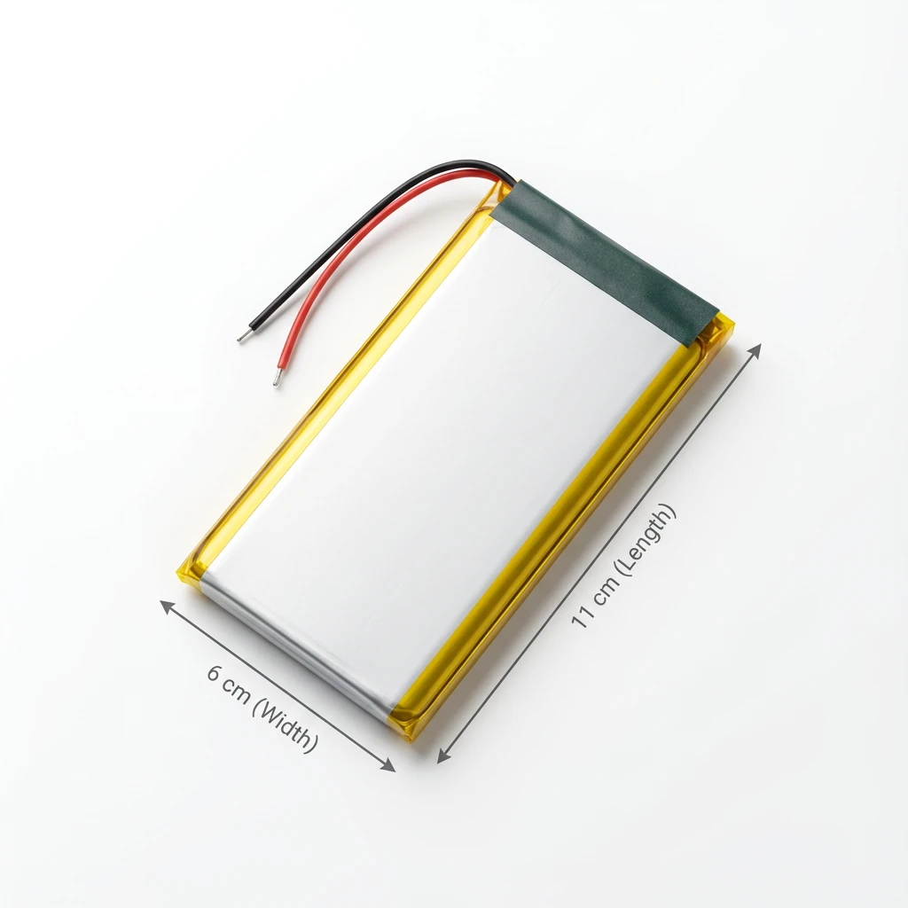 باتری لیتیوم پلیمر 10000mAh مدل 1260110 (3.7 ولت)