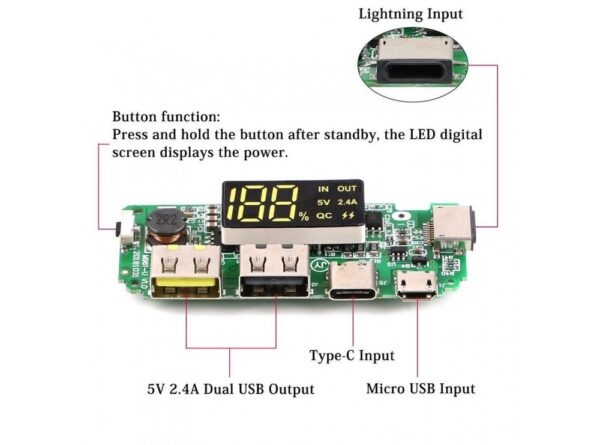ماژول پاوربانک مدل H961