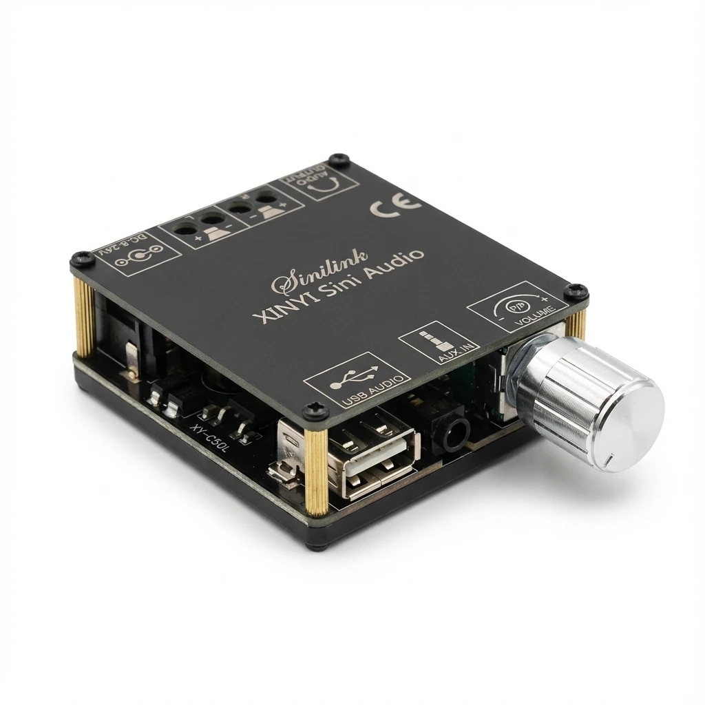 ماژول آمپلی فایر بلوتوثی 50×2 وات Sinilink مدل XY-C50L