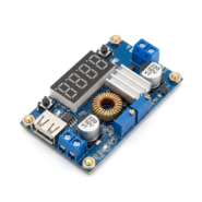 ماژول کاهنده ولتاژ XL4015 5A با نمایشگر دیجیتال و قابلیت تنظیم جریان و ولتاژ (CC/CV)