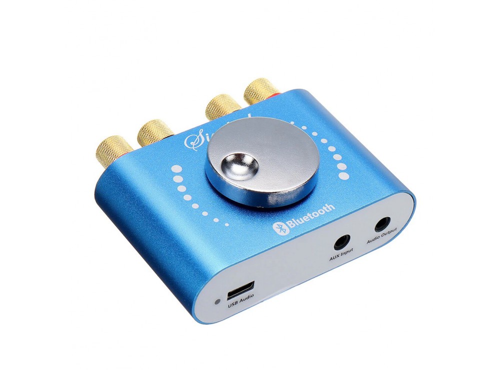 آمپلی فایر بلوتوثی استریو 20 وات Sinilink مدل XY-KA15H با ورودی Type-C و بدنه فلزی آمپلی فایر بلوتوثی استریو 20 وات Sinilink مدل XY-KA15H با ورودی Type-C و بدنه فلزی