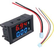 ماژول ولتمتر آمپرمتر دیجیتال 10 آمپر مدل دو سیمه سه سیمه با نمایشگر LED دوبل