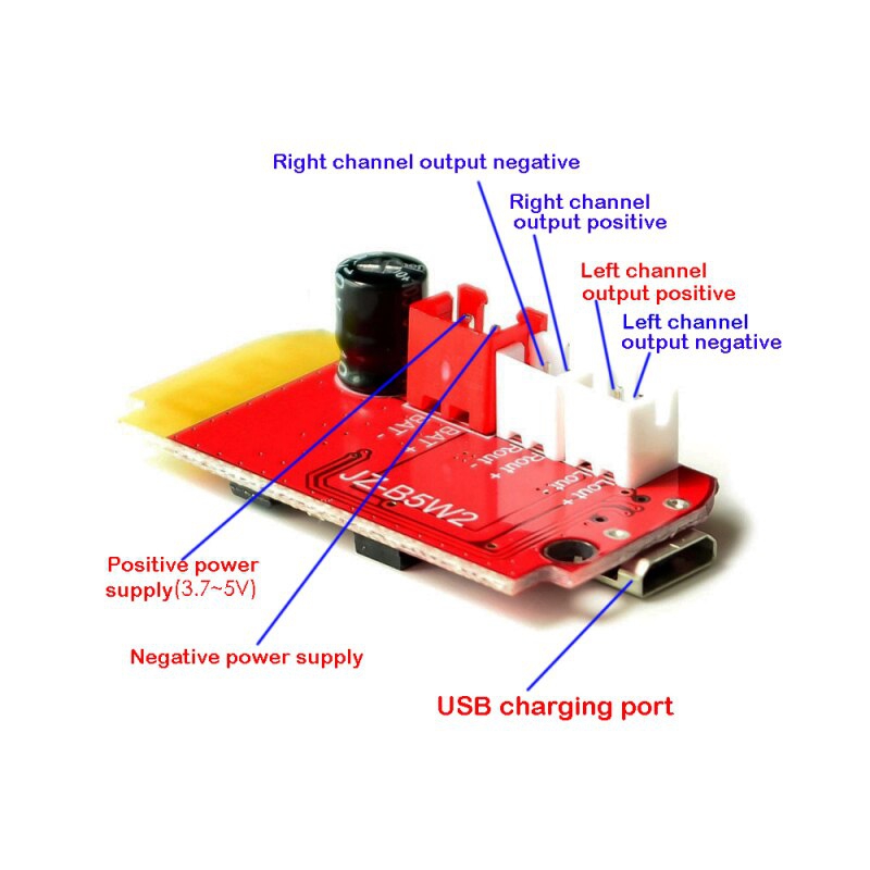 ماژول آمپلی فایر بلوتوثی استریو مدل CT14+ با توان 2x5W و پورت Micro USB ماژول آمپلی فایر بلوتوثی استریو مدل CT14+ با توان 2x5W و پورت Micro USB
