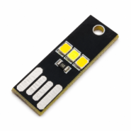 ماژول ال ای دی USB طرح جاسوئیچی ۳ لامپ | مینی چراغ قوه پاوربانکی